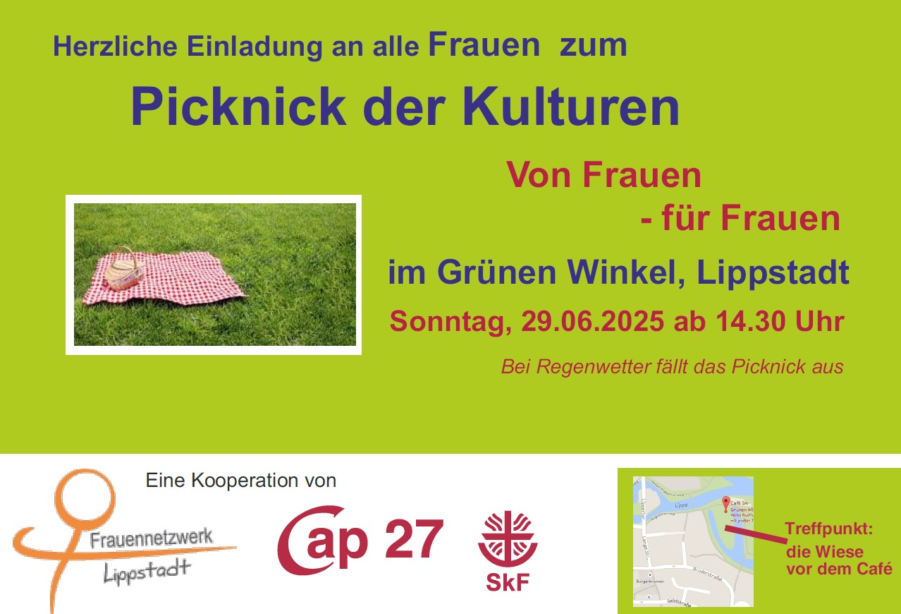 Frauennetzwerk Lippstadt Picknick der Kulturen 29.06.2025